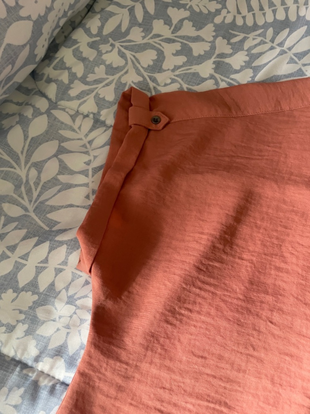 Maurices Burnt Orange Short-Sleeve Blouse - Picture 3 of 8